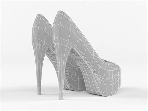 High Heels Women Shoes 3d Model Cgtrader