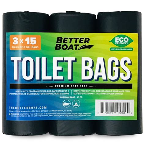 Portable Toilet Bags Compostable Toilet Bags Better Boat