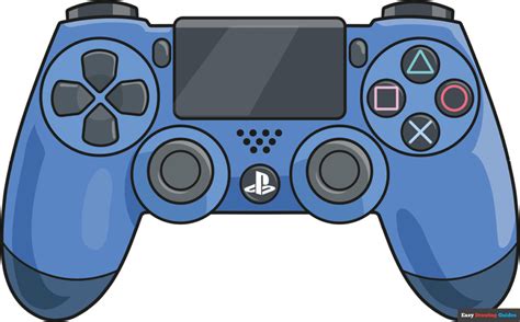 Ps4 Gaming Controller Drawing