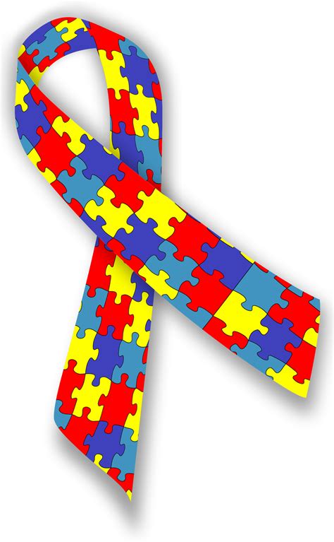 Autism Awareness Ribbon Vector Clipart Best