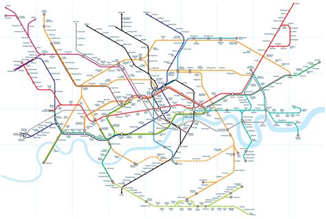 London Underground Map Reinterpreted