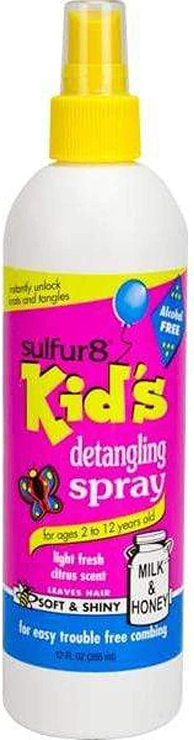 Sulfur 8 Kids Detangling Spray 12 Oz Amazonca Beauty And Personal Care