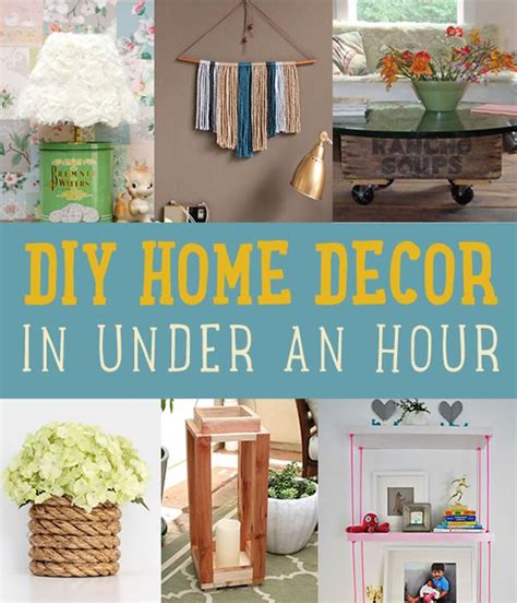 Diy Home Decor Crafts You Can Make In Under An Hour