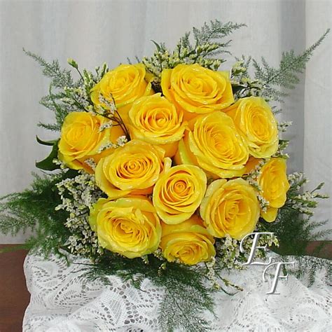 Yellow Rose Flower Bouquet Picture Best Flower Site
