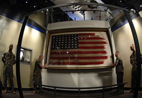 The Original American Flag Raised On Mount Suribachi Iwo Jima During