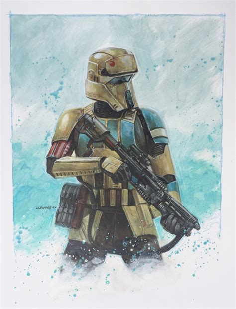 Rogue One Shore Trooper By Dave Dorman In Shannon Wendlicks