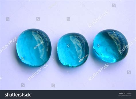 Shiny Blue Glass Stones Stock Photo 1359835 Shutterstock