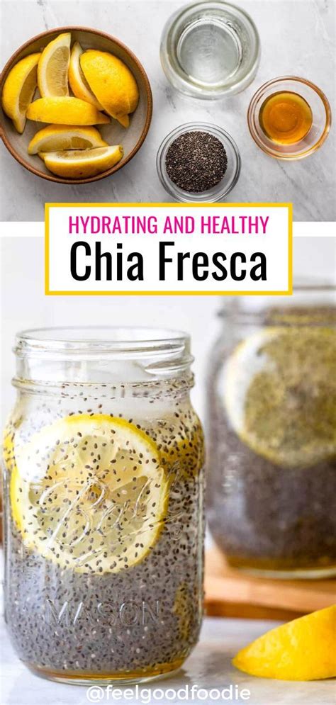 Kandungan serat dalam biji chia efektif untuk mengurangi rasa lapar dan membuat anda kenyang lebih lama. Chia Fresca | Lemon water recipe, Lemon water benefits ...