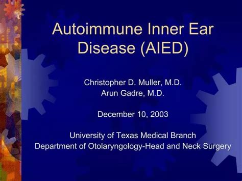 Ppt Autoimmune Inner Ear Disease Aied Powerpoint Presentation Free