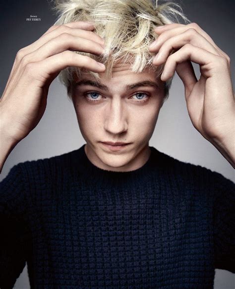 lucky blue smith poses for icon september issue photographed by art streiber lucky blue