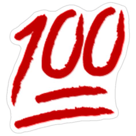 Emoji 100 Stickers By Emoji Redbubble