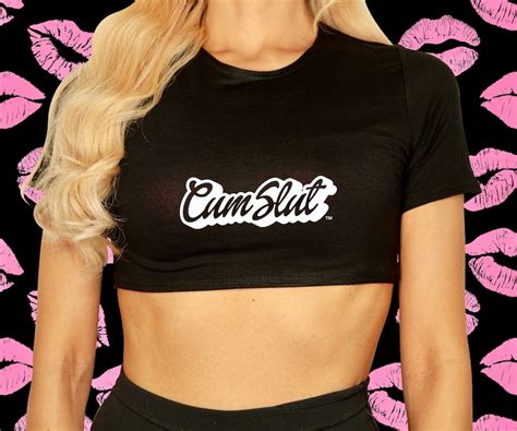 cum slut crop top fetish ddlg clothing bdsm bimbo etsy uk