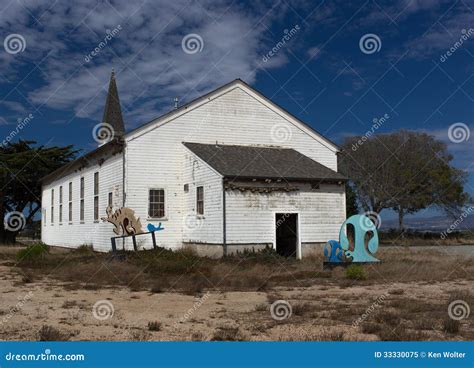 Abandoned Chapel At Historic Fort Ord Stock Image Image Of