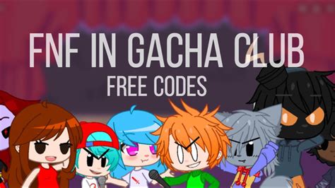 Fnf Characters In Gacha Club Free Online Codes Part 1 Youtube