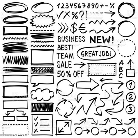 Doodle Design Elements Stock Illustration Download Image Now