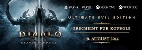 Diablo 3 Ultimate Evil Edition Digitaler Vorverkauf Hat Begonnen
