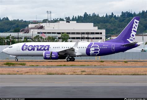 Vh Ujt Bonza Airline Boeing 737 8 Max Photo By Nick Sheeder Id