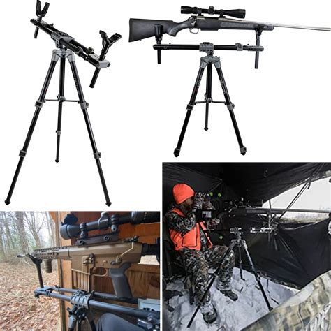 Rifle Shooting Rest Tripod Adjustable Gun Crossbow Fieldpod Outdoor