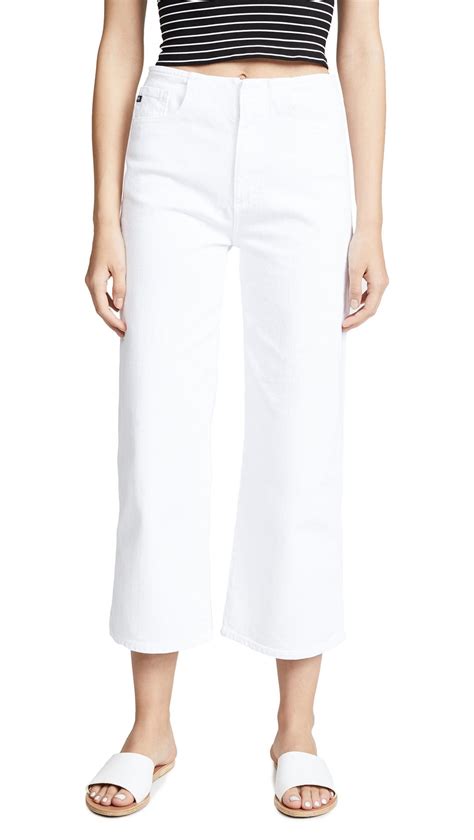 19 Cropped White Jeans To Wear This Season Who What Wear Uk