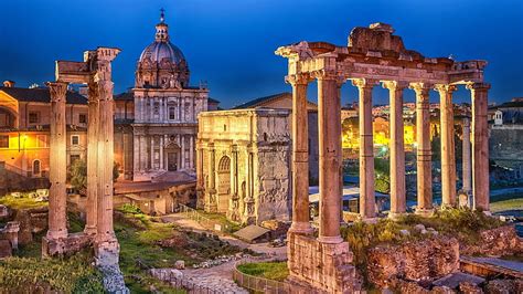 Hd Wallpaper City Forum Romanum Italy Rome Roman Forum Landscape