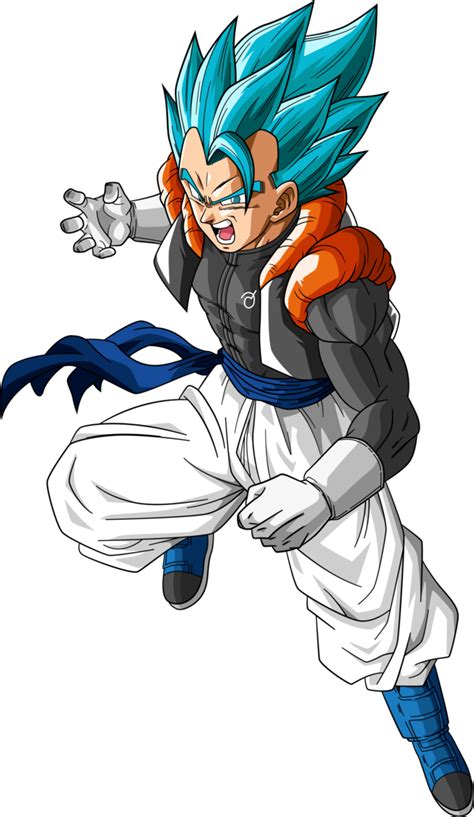 Goku super dragon ball heroes. Super Saiyan Blue Gogeta (Dragonball Super) by ...