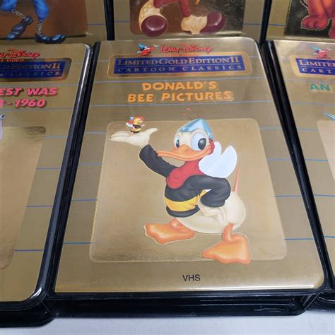 Walt Disney Cartoon Classics Limited Gold Edition VHS Lot Of Etsy
