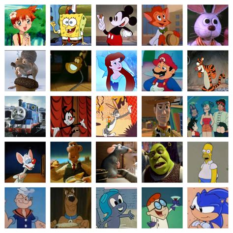 My Top 25 Favorite Animated Characters Of All Time By Steamerthesteamtrain On Deviantart