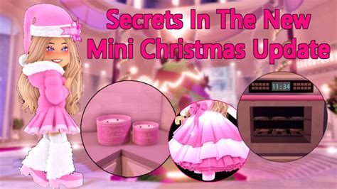 Secrets In The New Mini Christmas Update In Royale High YouTube