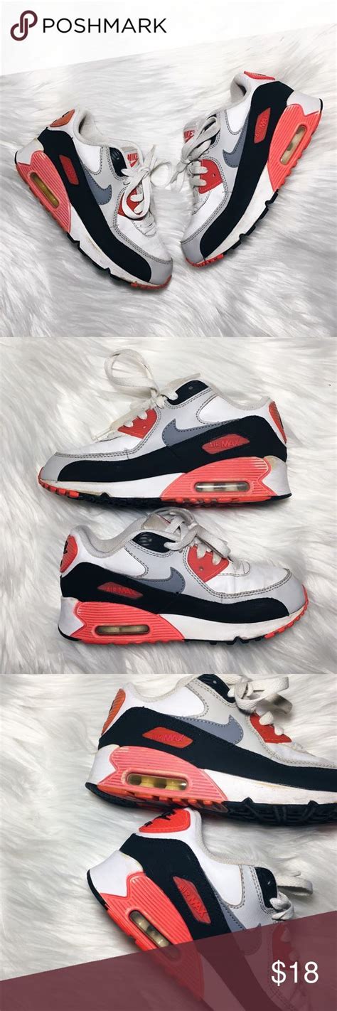Kids Nike Air Max Red White And Black