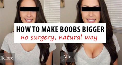 how to make boobs bigger naturally with herbal supplements