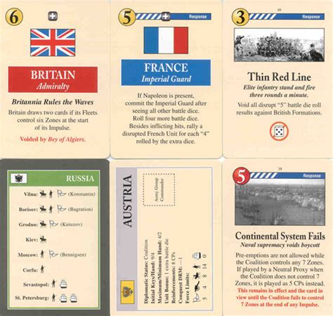 Gmt Games Gameplayers Series The Napoleonic Wars Cards