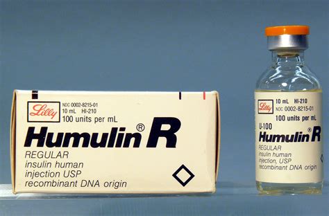 Humulin R Regular Insulin Human Injection Usp Recombinant Dna