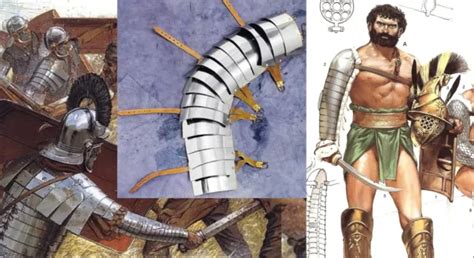 Roman Manica Arm Armor Legionary Gladiator Cataphract Mounted Knight