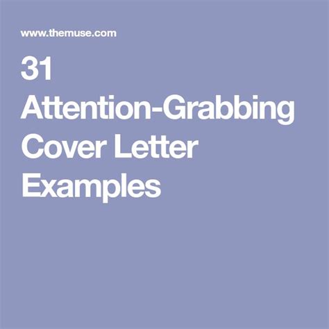 Mention your relevant experience that makes you a good. 31 Attention-Grabbing Ways to Start Your Cover Letter | Cover letter example, Cover letter, Job ...