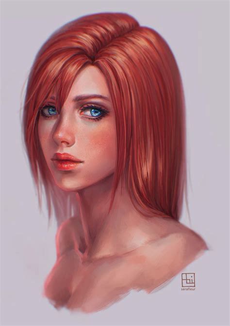 Kairi By Serafleur On Deviantart Redhead Art Portrait Kingdom Hearts