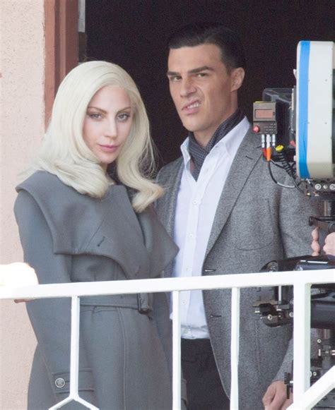 Lady Gaga With Finn Wittrock On The Set Of Ahs Hotel Nov 10th 2015 Ahs ️ American Horror
