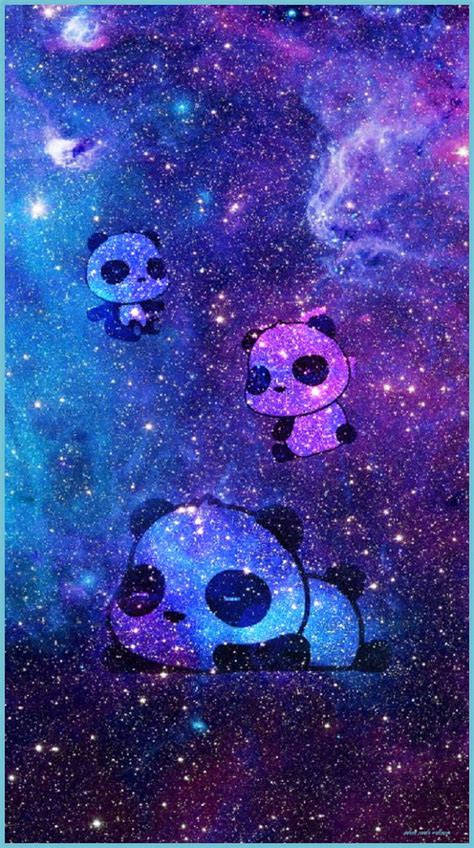 Galaxy Panda Galaxy Panda Cute Purple Panda Hd Phone Wallpaper Pxfuel
