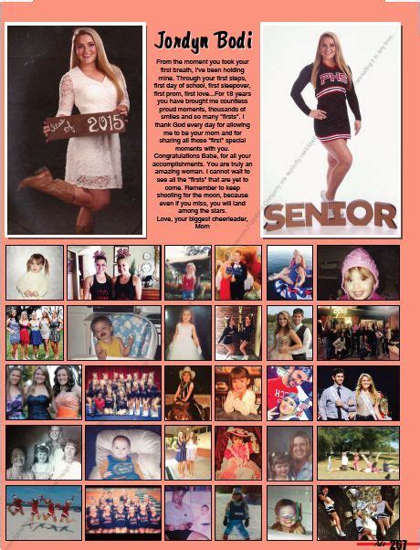 Lots Of Photos 2015 Yearbook Staff Created Senior Yearbook Ad For