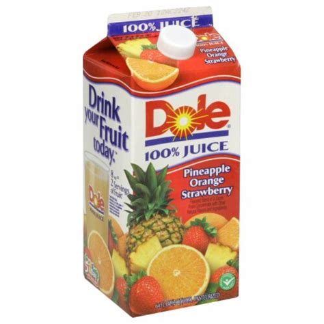 Dole Pineapple Orange Strawberry Juice Disc Kroger