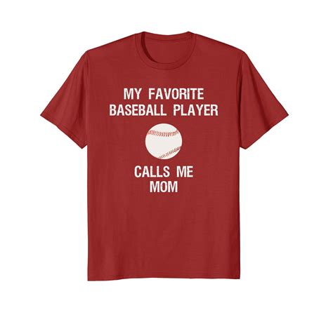 New Shirts Baseball Mom Shirt Funny Proud Baseball Mom Favorite Men