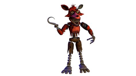 Vr Withered Foxy Render 3 By Taptun39 On Deviantart