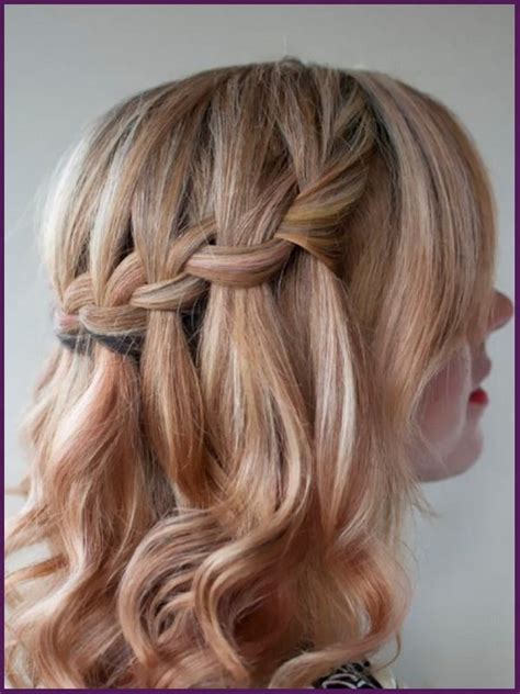 Hair braiding for absolute beginnerseasy hairstyle with two small brai… i find it useful to turn my head over my shoulder as the braid grows. Waterfall Braid Cute Hairstyles For Medium Length | Short ...