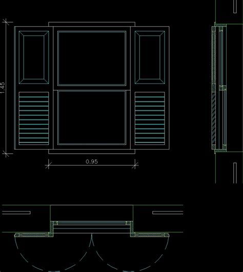 Window Dwg Plan For Autocad Designs Cad