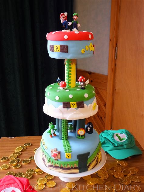 Super mario birthday cake by cakesuniquebyamy. The Ultimate Super Mario Bros Birthday Party! - Elizabeth ...