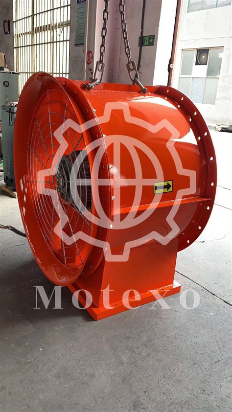 Booster Fan In Mine Ventilation With Aluminum Alloy Impeller
