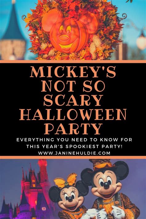 Mickey's Not So Scary Halloween Party 2019 Features and Attractions