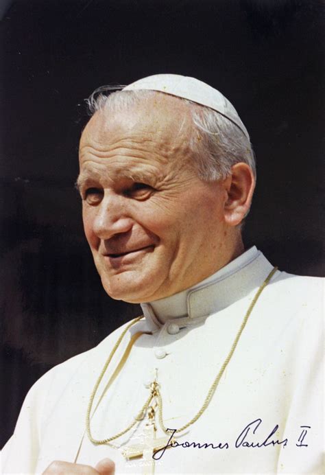 Pope john paul ii (latin: Lot Detail - Pope John Paul II Rare Signed 8" x 12" Color ...
