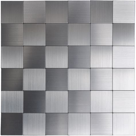 Self-adhesive Metal Tiles 10 Pcs Stainless Peel and Stick Backsplashes Tiles 12x12Inch - Walmart ...