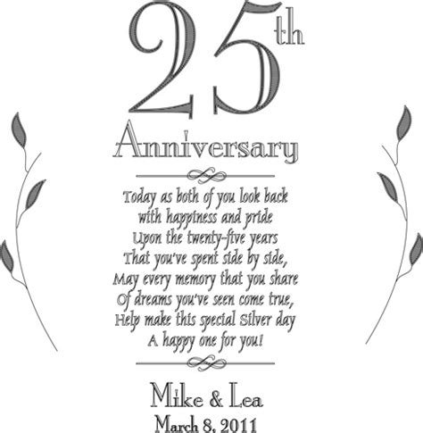 25th Wedding Anniversary Quotes Happy Quotesgram
