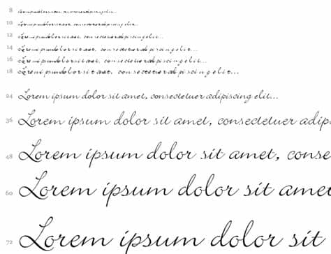 Copyright esselte letraset ltd., 1990. Bickley Script LET Plain truetype font